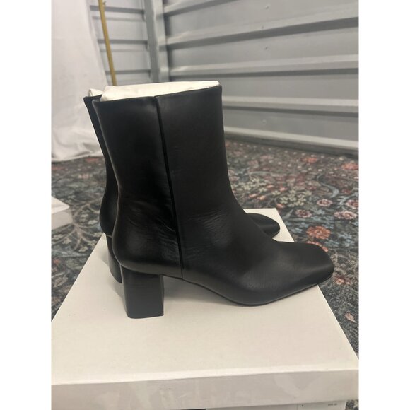 & OTHER STORIES Odette Square Toe Boot Black Womens Size 5 - Picture 7 of 10